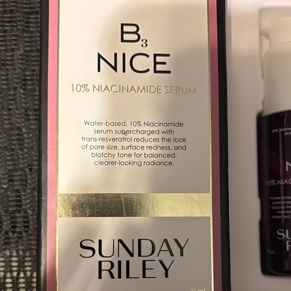 Sunday Riley Other - Sunday Riley B3 Nice Niacinamide Serum with Gold Accents
